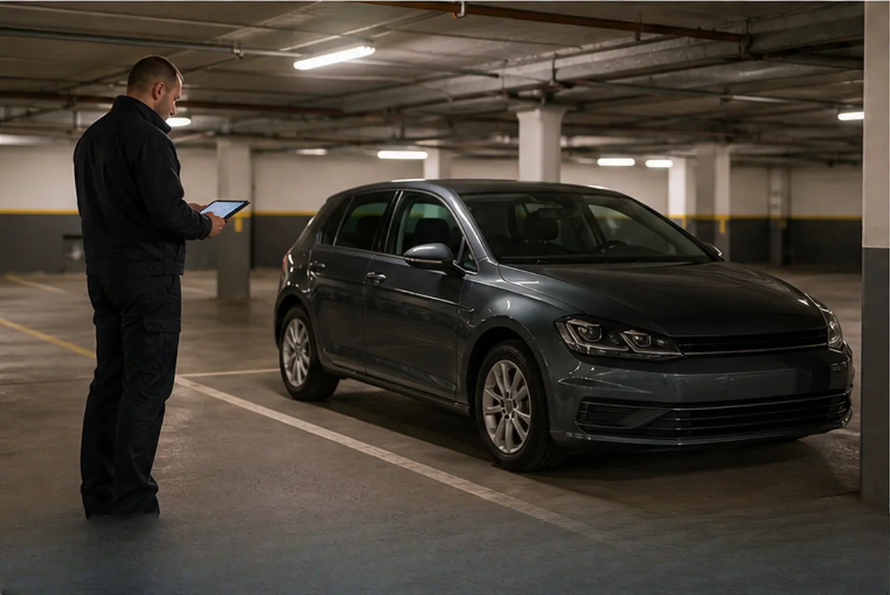 Backup reporting question being reviewed for a compact vehicle tracker